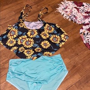 Sunflower bathing suit